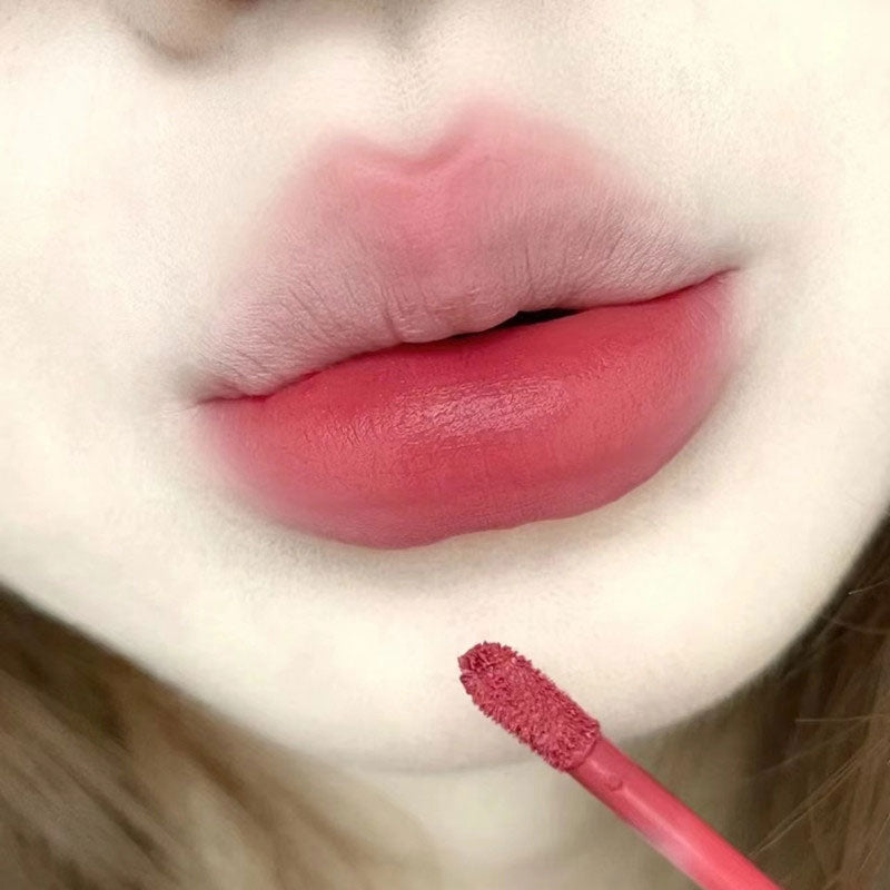 10 Colors Nude Matte Lip Gloss Rainbow Waterproof Long Lasting Lipsticks Women Red Lip Tint Velvet Lip Glaze Korean Cosmetics