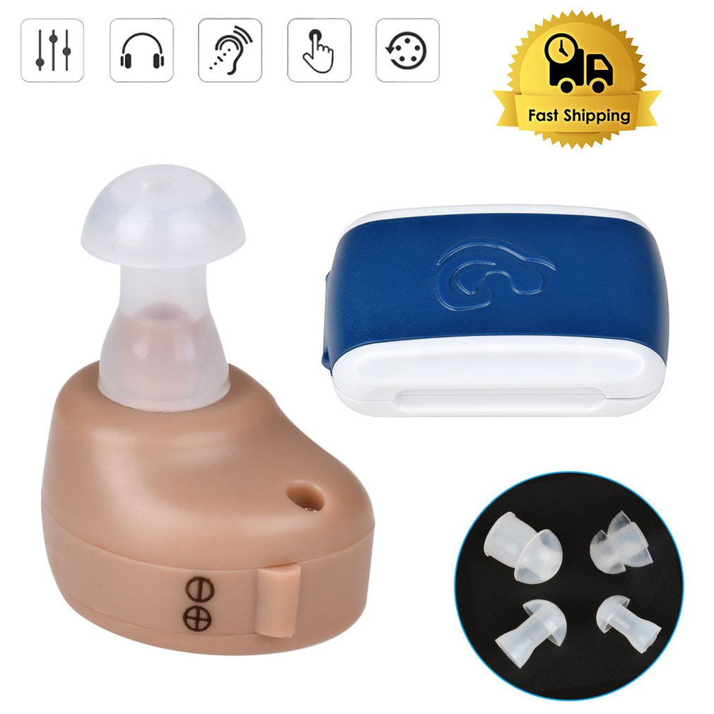 K80 Hearing Aids Sound Amplifier Noise Reduction Frequency Adjustment Ear Hearing Aid Earphone For The Elderly For Deafness